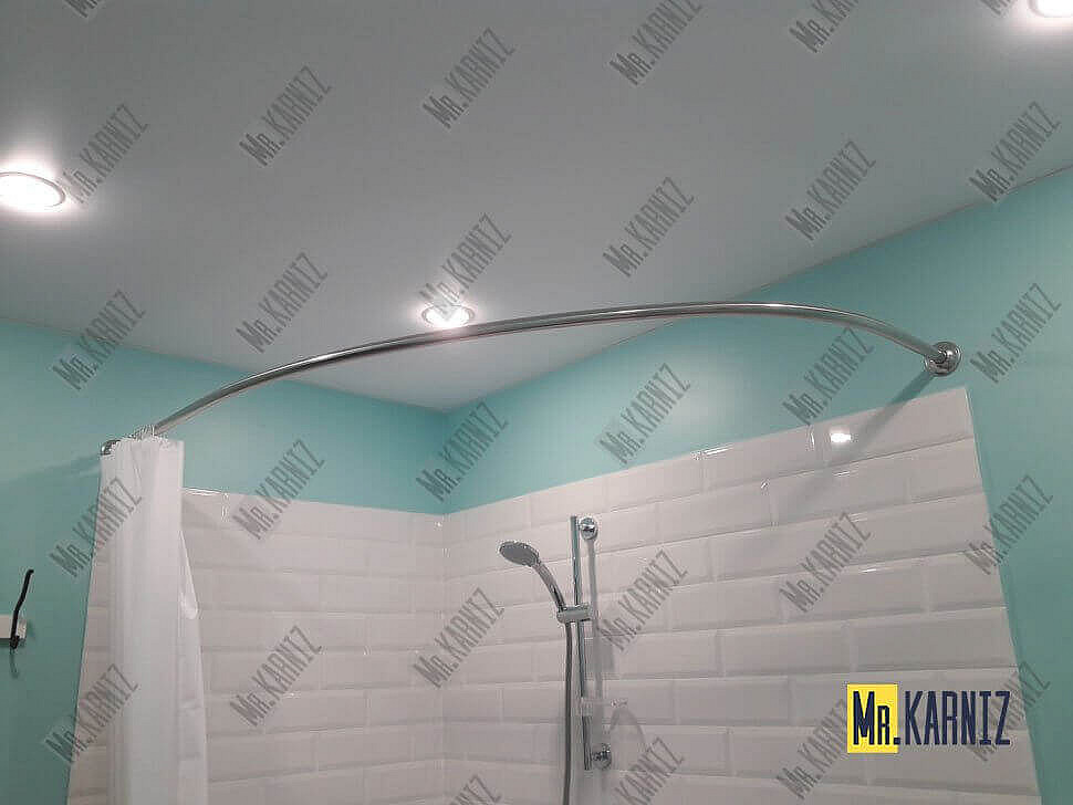 Карниз для ванны Santek Ибица 160х100 Усиленный 25 мм MrKARNIZ фото 7