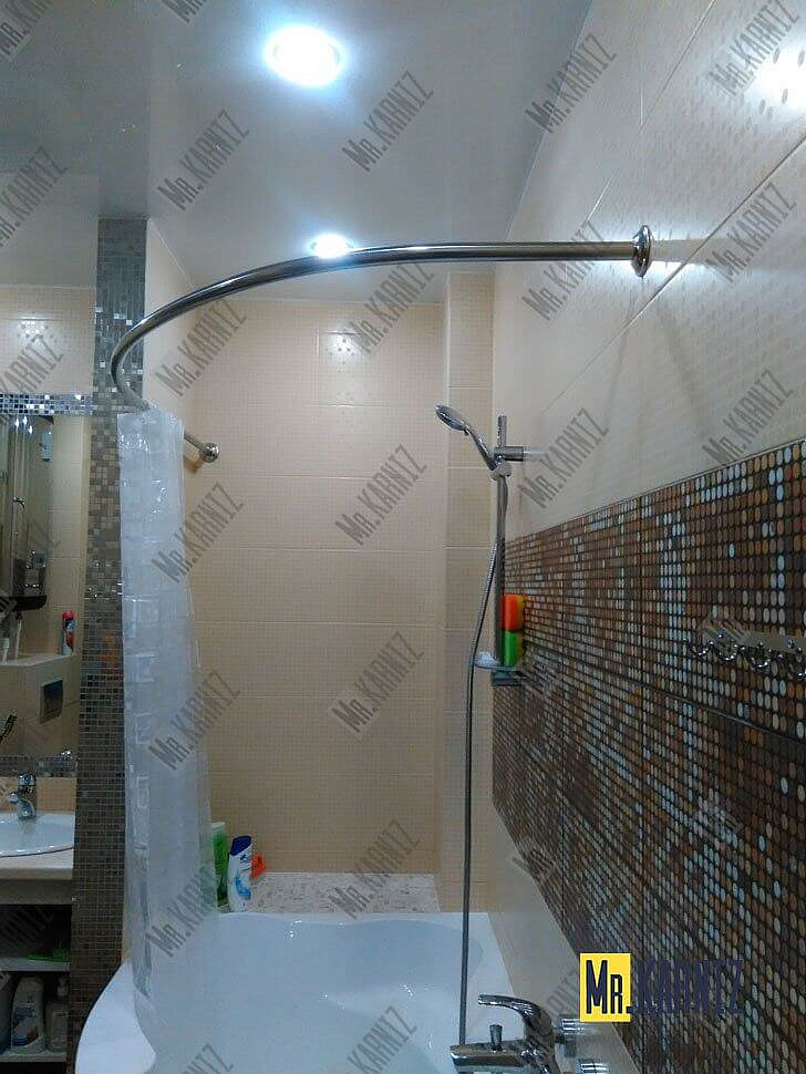 Карниз для ванны EvaGold OLB-807 угловой 170х120 Усиленный 20 мм MrKARNIZ фото 14